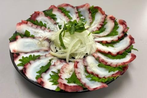 【送料無料】タコスライス 6g 20枚入り (生食用)