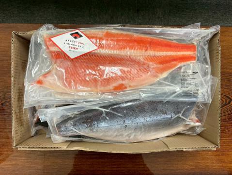 【送料無料】定塩甘口銀鮭フィレ 6～7枚 現地加工(ワンフローズン)