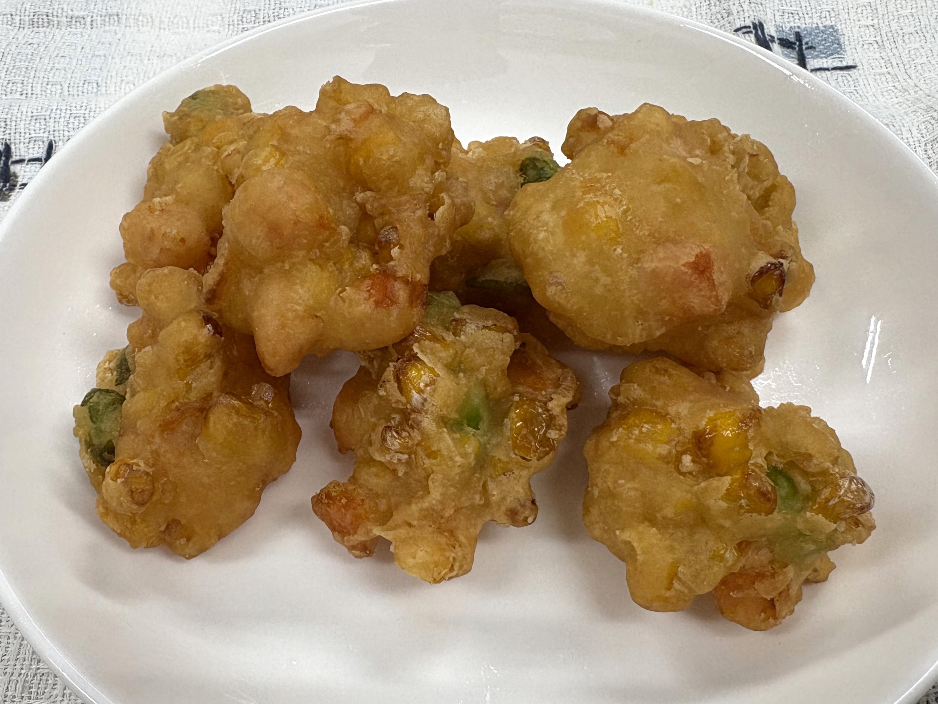 【不定貫】人参入り枝豆とコーンのフリッター　1ｋｇパック