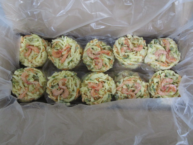 エビのせ野菜かき揚げ100g