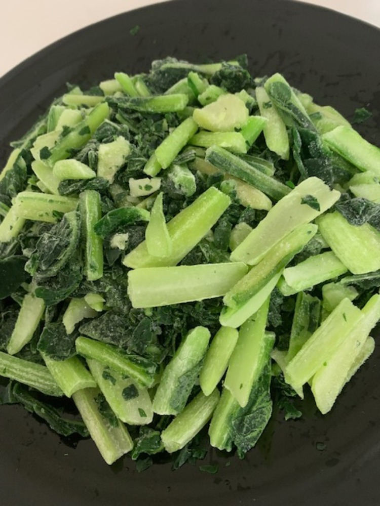 冷凍小松菜４~５ｃｍカット　IQF　500g