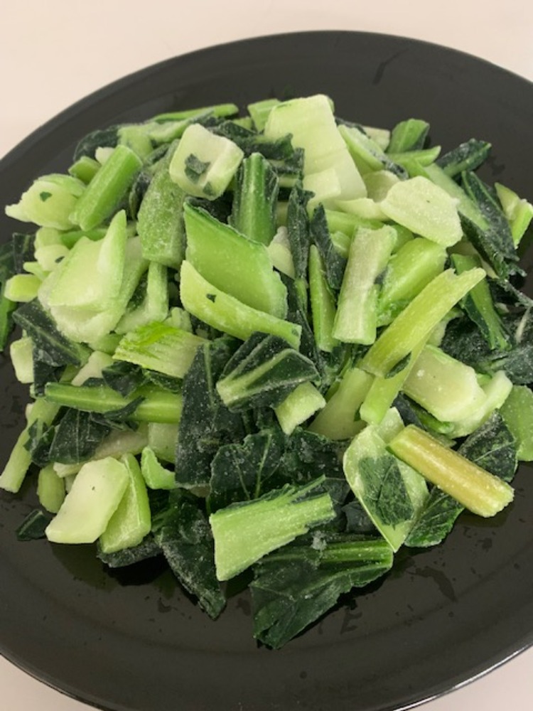 チンゲン菜カット　IQF（CRC)　500ｇ