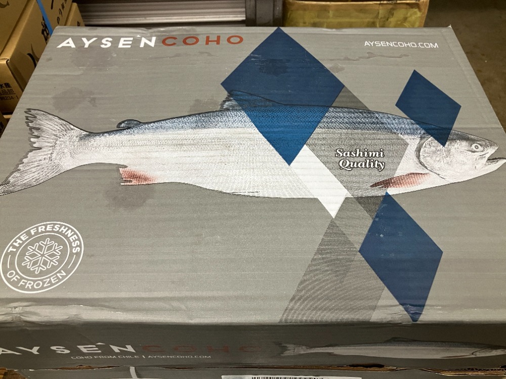 チリ産冷凍銀鮭フィーレトリムC（IND)7～13枚/10kg
