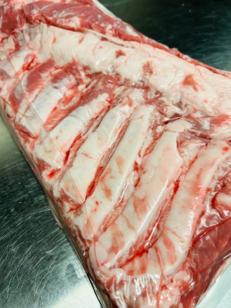 【不定貫】国産黒豚　プレミアムきんかバニラ豚　三枚肉（バラ）ブロック