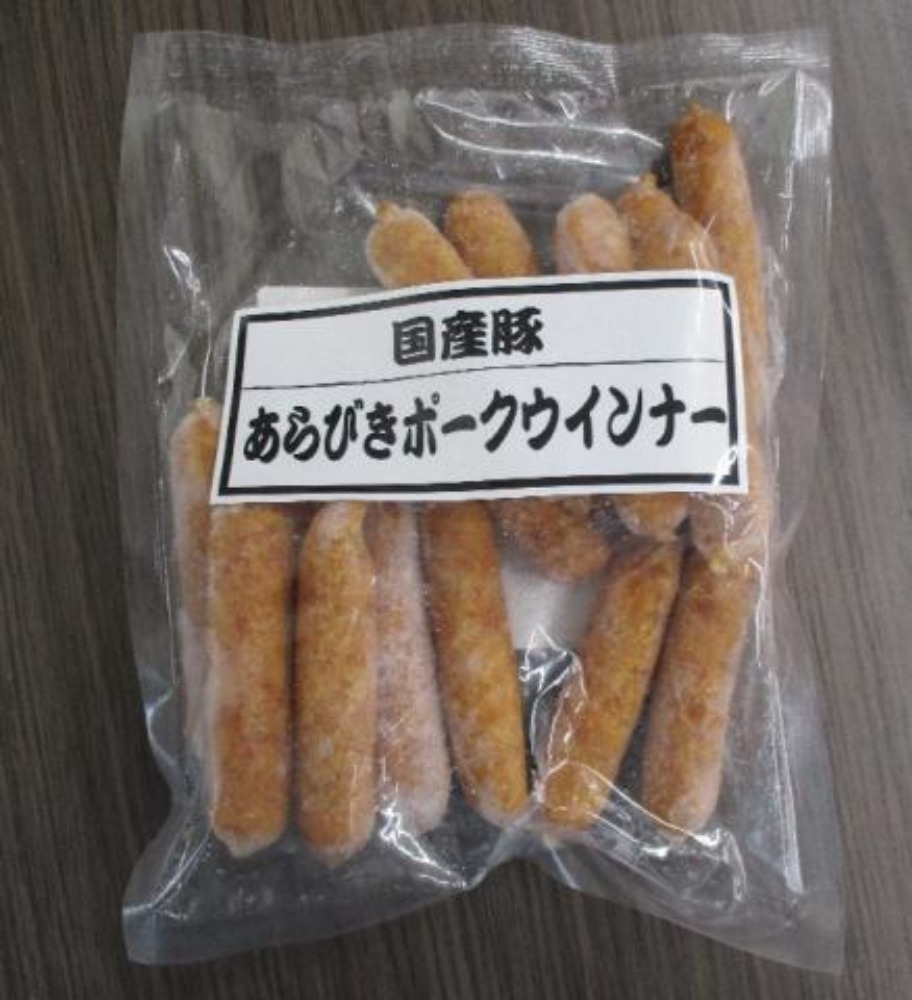 国産豚　粗挽きポークウィンナー　250ｇ