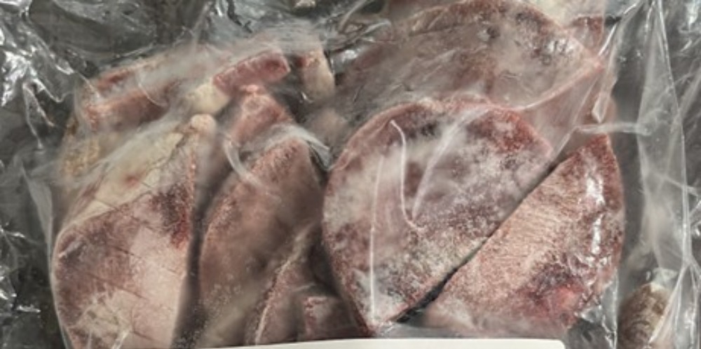 牛タン　タン元・中　厚切り約6㎜スライス（形状不揃い）