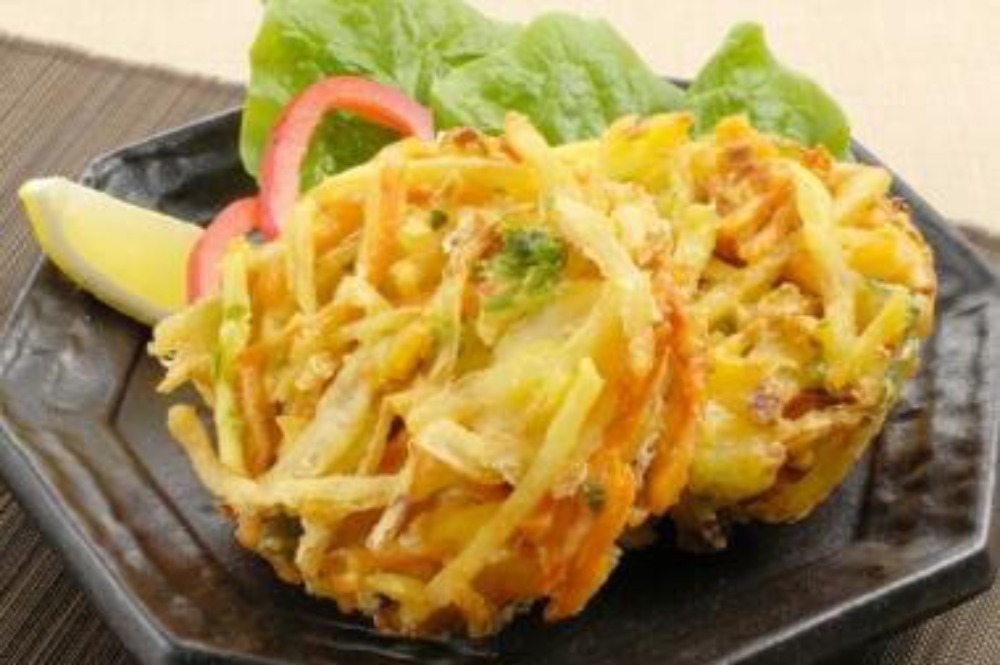 厚み仕上げの野菜かき揚げ９０　　