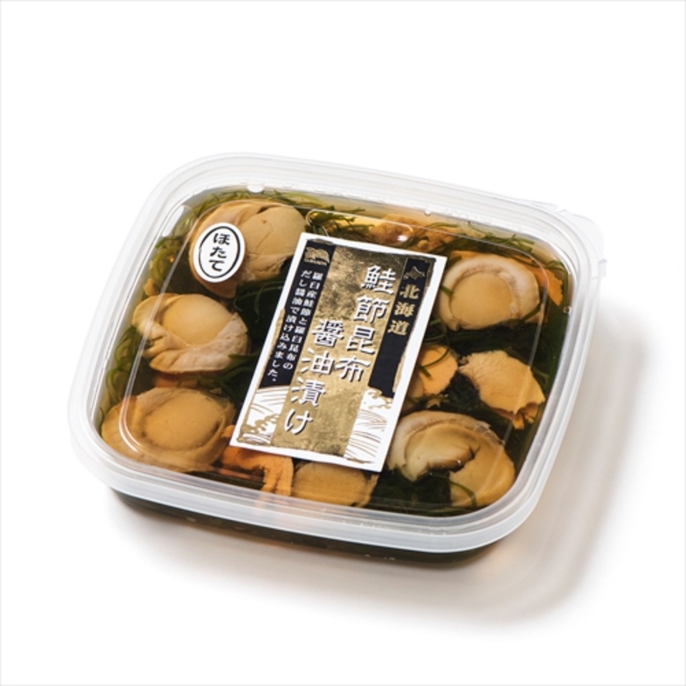 鮭節昆布醤油漬け　帆立　（カップ）２２０ｇ