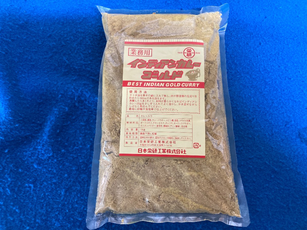 日本栄研◎業務用『インデアンカレーゴールド』フレーク　1ｋｇ