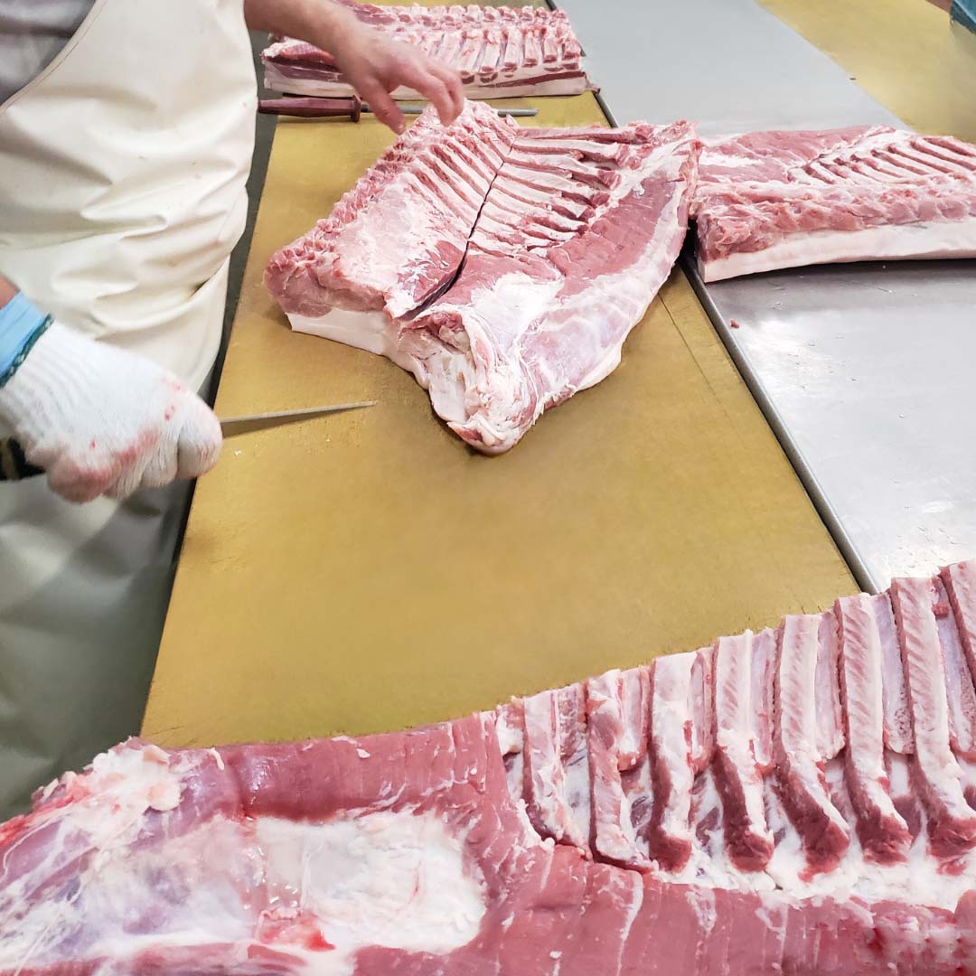 赤縁プレスハム（佐賀県産豚肉使用）　2ｋｇ×6本