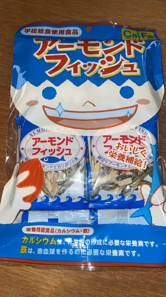 Ca Fe アーモンドフィッシュ 60g（6ｇ×10個/袋）