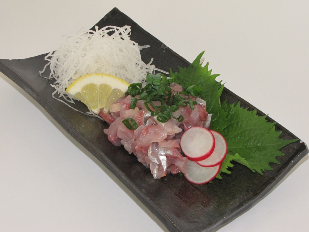 冷凍アジタタキ（生食用）