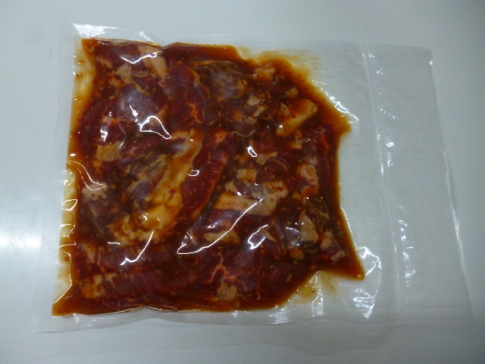 カナダ産　牛ムキハラミカットタレ漬け（アウトサイドスカート）