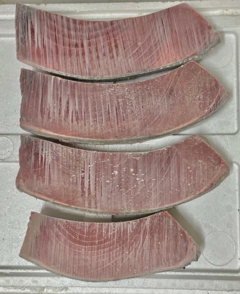 【不定貫】地中海マルタ産　養殖本マグロ　背カワラ　中トロ　不定貫