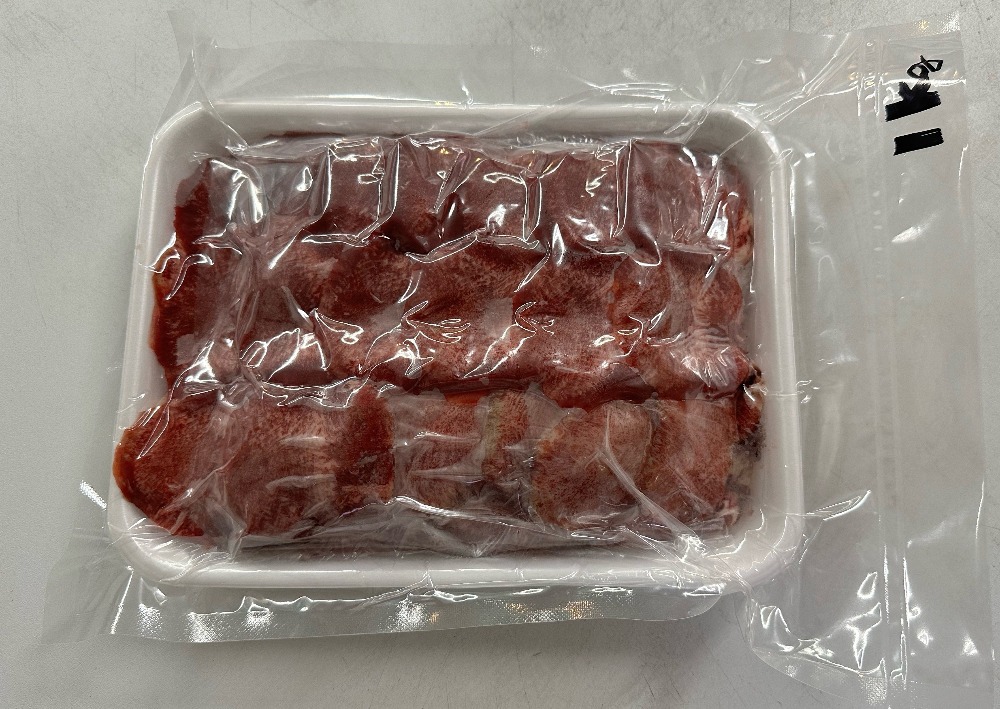 オーストラリア産　牛タン　スライス（タン中・タン元）3ｍｍ　