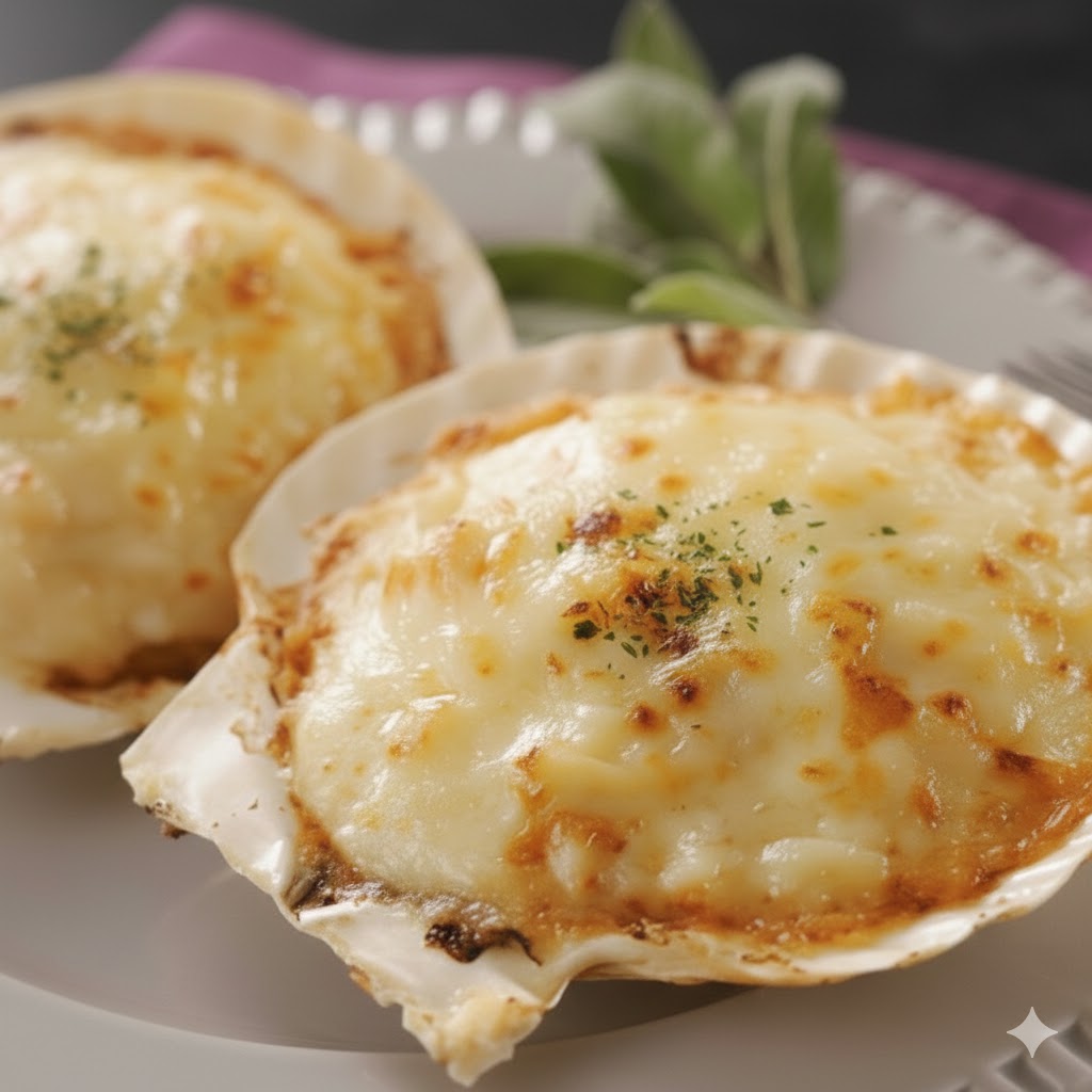 北海道ホタテグラタン　220ｇ（可食部約160ｇ・4個入り）